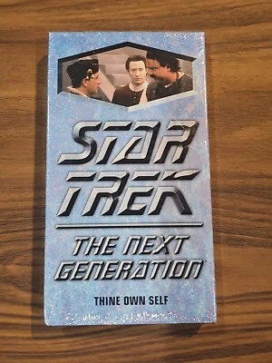 Star Trek: The Next Generation: Thine Own Self (1999, VHS) - Image 1 of 4