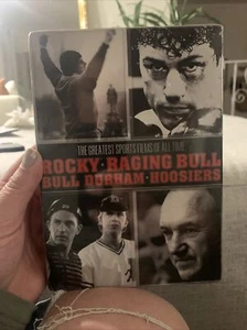 Rocky Raging Bull Durham Hoosiers DVD Sports Action Boxing Baseball Drama Action - Picture 1 of 2