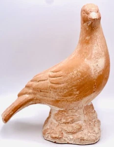 terracotta pigeon decoration out door indoor unique rare handmade - Picture 1 of 8