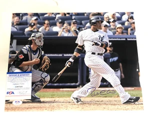 ROBINSON CANO HAND SIGNED 11x14 PHOTO NEW YORK YANKEES WS PSA DNA - Picture 1 of 1