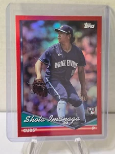 2024 Topps Archives - Red Hot Foilboard #285 Shota Imanaga - #38/50 - SSP - Picture 1 of 2