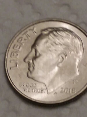 2017 p and 2018 p Roosevelt dimes die chip errors - Image 1 of 4