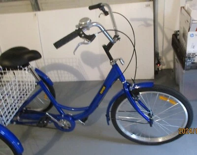 Взрослый трехколесный велосипед полностью собран, корзина для покупок, неиспользованный, идеальное состояние товара. - Изображение 1 из 3