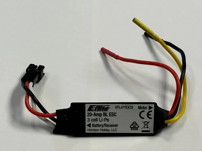 E-Flite EFlite Convergence Vtol EFL11013 Controller 3S Lipo 20A ESC EFLA11003 - Image 1 of 2