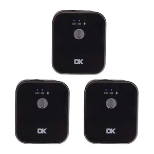 DK Audio MP-9 Dual Channel Wireless Lavalier Microphone System - Picture 1 of 9