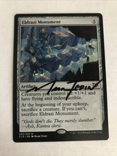 MTG Eldrazi Monument - Commander 2015 NM SIGNED With Black Marker