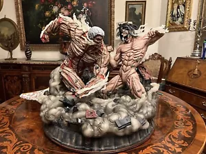 ATTACK ON TITAN FIGURAMA COLLECTORS EREN TITAN VS ARMORED TITAN LIMITED - Foto 1 di 1