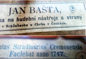 ALTE TSCHECHISCHE STRADIUARI GEIGE JAN BASTA -video- ANTIKER MEISTER バイオリン скрипка 432 - Bild 1 von 12