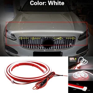86" Dynamic LED Running Light Front Hood Strip Ambient Lamp For VOLVO S90 15-24 - Picture 1 of 9