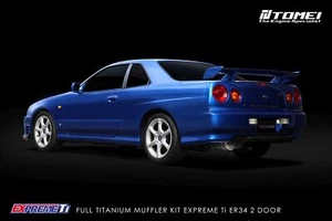Tomei Expreme Titanium Muffler Kit for Skyline ER34 25GT Turbo 2 door - Picture 1 of 5