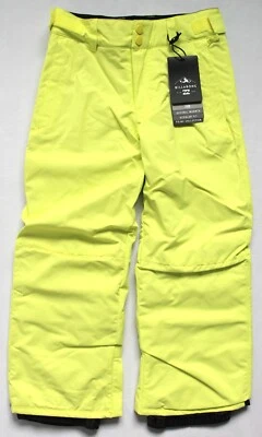 Billabong Niños Talla XL Grom Pantalones Invierno Pantalones de Nieve Esquí Cítrico Neón Amarillo Foto 1 de 4
