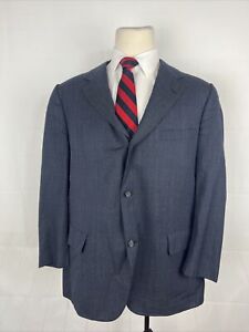 VINTAGE GOLDEN FLEECE Brooks Brothers Men's Blue Plaid Suit 44R 38X26 $2,495