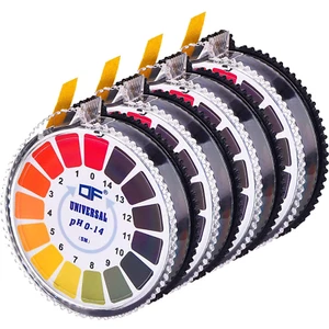 Universal Ph Test Paper Strip Roll Ph Full Range 0-14 5 M/Roll (4 Rolls) New - Picture 1 of 12