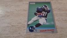 1992 JOGO CFL  Promo Card A-1 - Mike Clemons  - Toronto Argonauts NRMT-MT