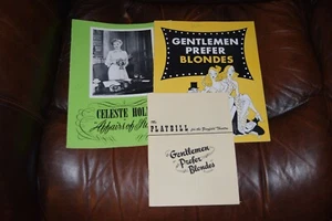 1951 GENTLEMEN PREFER BLONDES PLAYBILL AND PROGRAM W/ AFFAIRS OF STATE ZIEGFELD - Picture 1 of 2