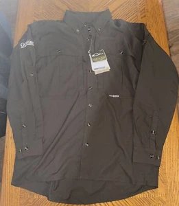 DRAKE WATERFOWL SYSTEMS FLYWEIGHT WINGSHOOTER'S SHIRT LONG SLEEVE Olive Color - Picture 1 of 11