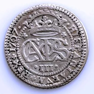 Spain-Carlos III (Pretendiente) 2 Reales. 1707 Barcelona. MBC+/VF+. Plata 4,8 g. - Imagen 1 de 2