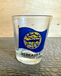 Souvenir Schnapsglas ""Nebraska"" Cornhusker State - Bild 1 von 5