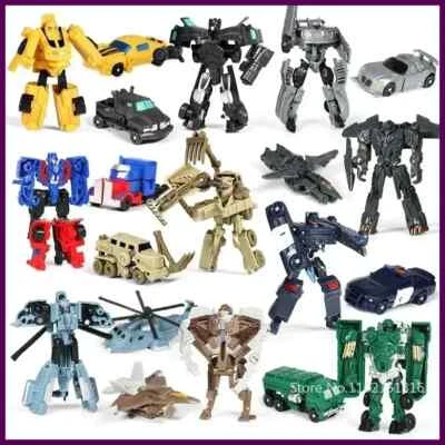 Juguetes para niños Mini Transformación Robot Kit Juguetes Modelos 2 en 1 Coche Juguete Deformado Foto 1 de 4