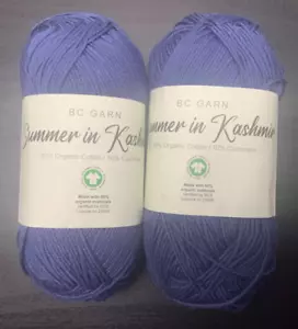 (2 Stück) BC Garn Sommer in Kaschmir Garn Baumwolle Kaschmir, 28 Jeansblau - Bild 1 von 4