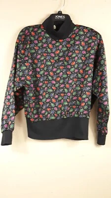 Top 14 Diane von Furstenberg DVF tejido acanalado simulado cuello y dobladillo hombreras Top  Foto 1 de 4