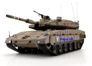Tanque Heng Long 1/16 RC IDF Merkava Mk IV BB IR Fumar Reino Unido - Imagen 1 de 5