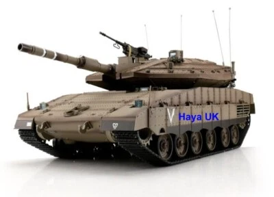 HENGLONG Heng Long 1/16 RC Tank IDF Merkava Mk IV BB IR Smoking UK