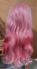 Long Synthetic Cosplay Wig Body Wave Ombre Color 