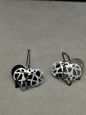 orecchini argento 925 Cuore pendenti - Immagine 1 di 4