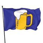 Tasse à bière drapeau 3 x 5 pieds - tasse à bière BM publicité ou service drapeaux d'entreprise