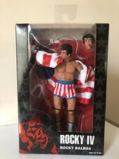2017 NECA ROCKY IV 40TH ANNIVERSARY SERIES 2 ROCKY BALBOA FIGURE FLAG SHORTS NEW
