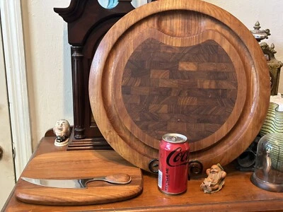 РАЗДЕЛОЧНАЯ ДОСКА DANSK TEAK / ПОДНОС И СЫРНАЯ ДОСКА И НОЖ - Изображение 1 из 4