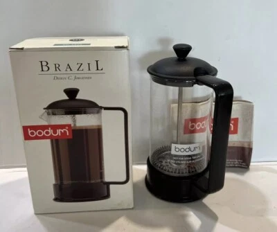 Bodum Brazil French Press 1543 Coffee Maker Black 12 Ounce - Image 1 of 4