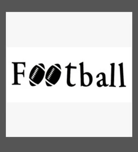 Calcomanía de pared de fútbol pegatina de vinilo cita deportiva niños dormitorio decoración del hogar - Imagen 1 de 2