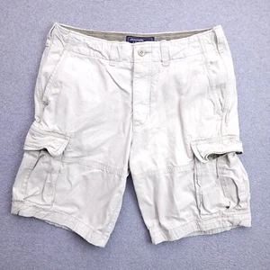 Abercrombie Fitch Cargo Shorts Size 31 Khaki Mens - Picture 1 of 10