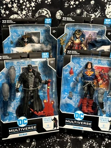 McFarlane DC Multiverse Death Metal - Juego completo BAF - Superman, Batman - Imagen 1 de 9