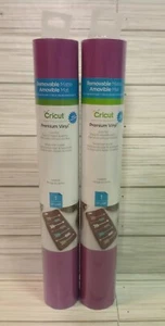 Cricut Premium Vinyl Removable Matte LIPSTICK 12”x48” Easy To Weed Lot Of 2 - Picture 1 of 5