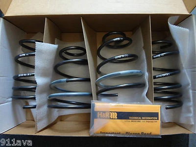 H&R SPING'S PORSCHE BOXSTER 987 2005 -11 DELANTERO TRASERO NUEVO 29168-1 100% ALEMÁN Foto 1 de 4