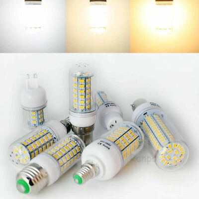 E27 E14 B22 G9 GU10 5W-15W 25W 28W 5730 SMD LED Corn Light Bulb Lamp 110V 220V - Image 1 of 4