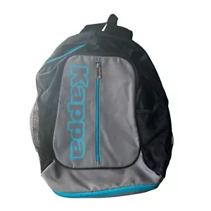 Kappa Rucksack schwarz/grau/türkis mit Wasserhaltern Unisex - Bild 1 von 10