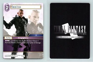 Sonitus #15-092C Final Fantasy Opus XV Crystal Dominion Common TCG Card - Picture 1 of 1