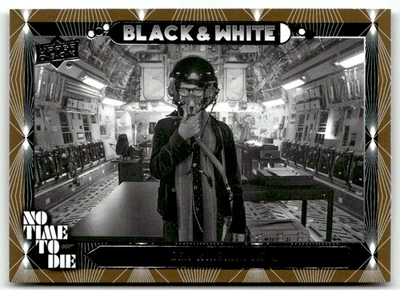 Upper Deck 2025 James Bond 007 No. BW-5 Ben Whishaw as Q Black & White