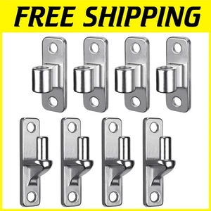 Non-Welded 304 Stainless Steel Wall Mount Gate Hinges, 600lb - Picture 1 of 9