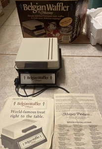 Belgian Waffler BW-2 Waffle Maker By Munsey - w/ Box & Manual By Munsey Working - Picture 1 of 10