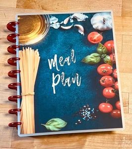MATTE Meal Plan Front & Back Cover Set 4 use with Classic HAPPY Planner~ - Picture 1 of 7