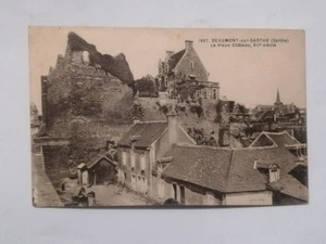 CPA 72 BEAUMONT-SUR-SARTHE - Le Vieux Château - Bild 1 von 2