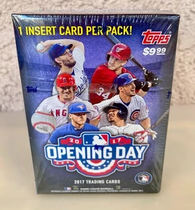 Topps Opening Day 2017 MLB Factory Sealed Box 11 Packs 77 Total Cards - Picture 1 of 7