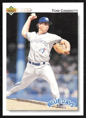 1992 Upper Deck Tom Candiotti Toronto Blue Jays #447 - Image 1 of 2