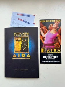 AIDA THE MUSICAL THEATRE PROGRAMME BOOK Netherlands - Picture 1 of 3