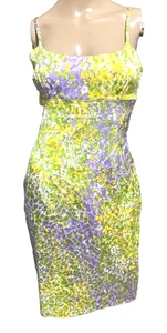 Nuevo Vestido de Cóctel Floral Vintage Primavera 2008 Colección Michael Kors Nuevo con Etiquetas EE. UU. 4 - Imagen 1 de 6